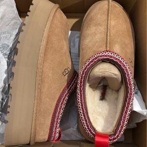 Ugg Chestnut Tazz Platform Tasman Slippers Shoes Women